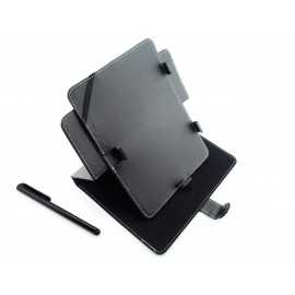 CZARNY zamykany pokrowiec (książkowy) OBROTOWY do tabletów 9,7-cala - UNIWERSALNY