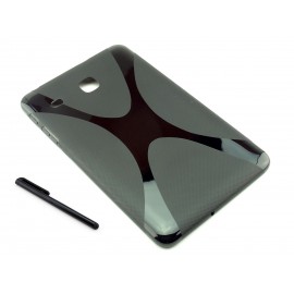 CZARNE silikonowe etui do tabletu Samsung Galaxy Tab E 8.0 T375, T377