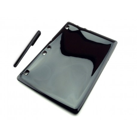 CZARNE gumowe elastyczne etui do tabletu Lenovo Tab 2 A10-70 L,F