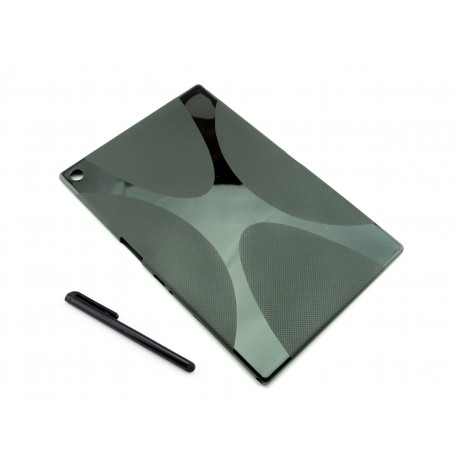 Czarne silikonowe etui do tabletu Sony Xperia Z2 (P511/P512)