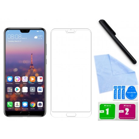 Szkło hartowane 3D do telefonu Huawei P20 Pro, na cały ekran, w dobrej cenie, 9H, curved, tempered glass