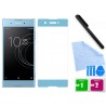 Zaokrąglone szkło hartowane 3D do telefonu Sony Xperia XA1, na cały ekran, curved, 9H, tempered glass, dobra cena