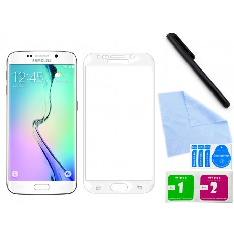 Szkło hartowane 3D do telefonu Samsung Galaxy S6 Edge Plus, na cały ekran, 9H, curved, dobra cena