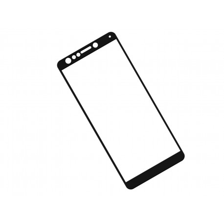 Zaokrąglone szkło hartowane 3D do telefonu Asus ZenFone 5Q ZC600KL - kolor CZARNY