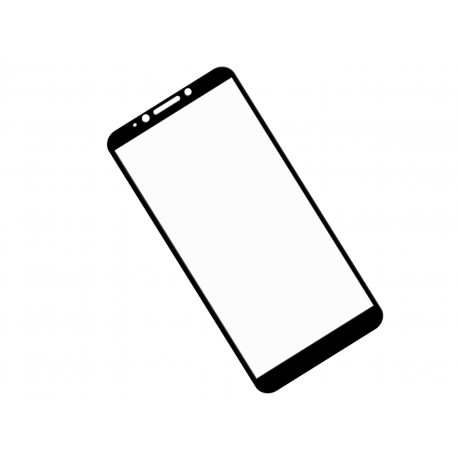 Zaokrąglone szkło hartowane 3D do telefonu HTC Desire 12/ D12 - kolor CZARNY