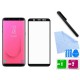 Zaokrąglone szkło hartowane 3D do telefonu Samsung Galaxy J8 2018 - kolor CZARNY