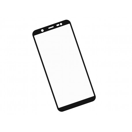 Zaokrąglone szkło hartowane 3D do telefonu Samsung Galaxy J8 2018 - kolor CZARNY